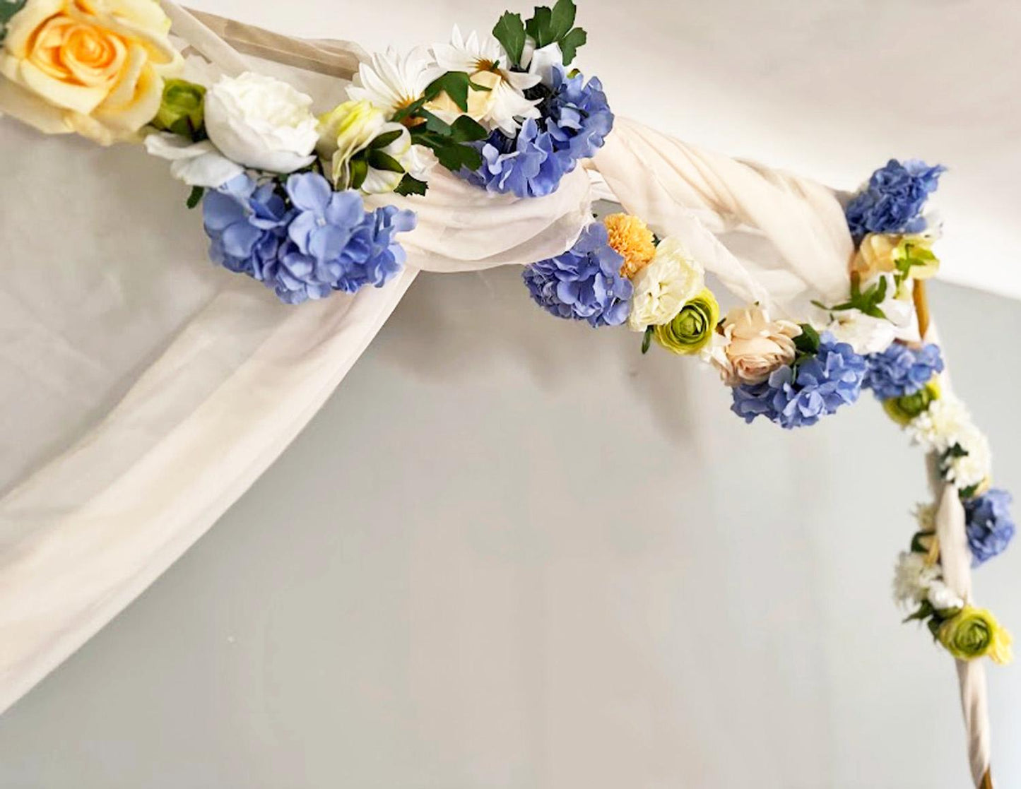 Blue Hydrangea Garland