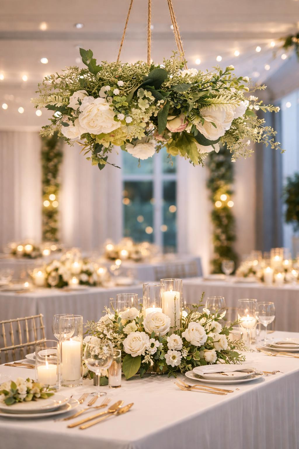 Wedding Floral Chandelier