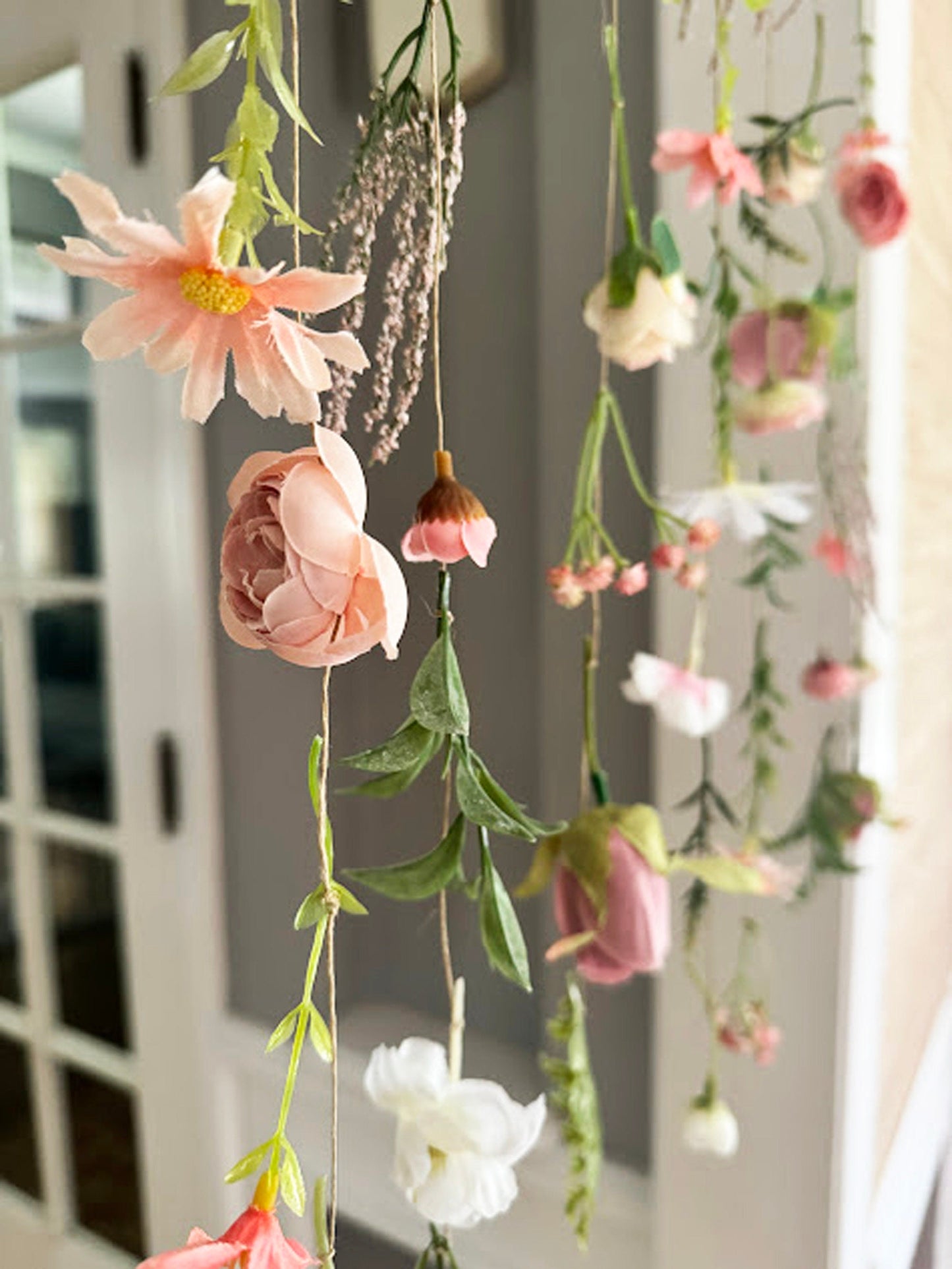 Romantic Dusty Pink Floral Garland