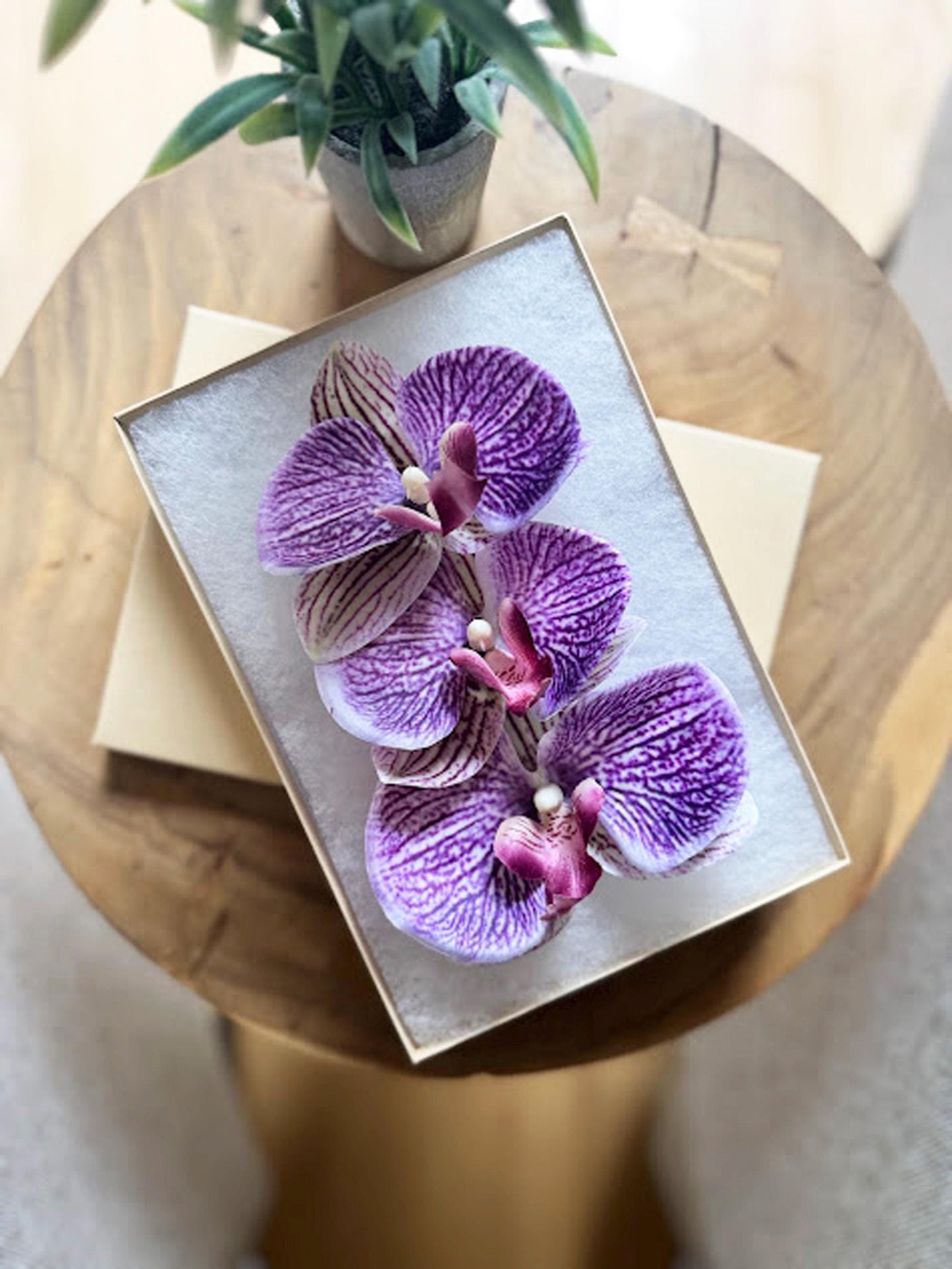 Tropical Orchid Hair Pins