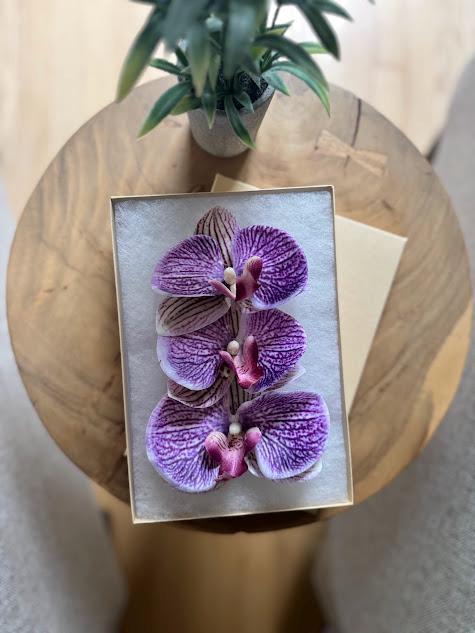 Tropical Orchid Hair Pins