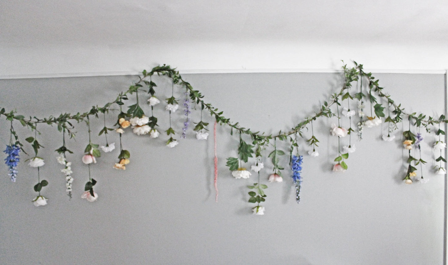 Garden Inspired Hanging Flower Garland
