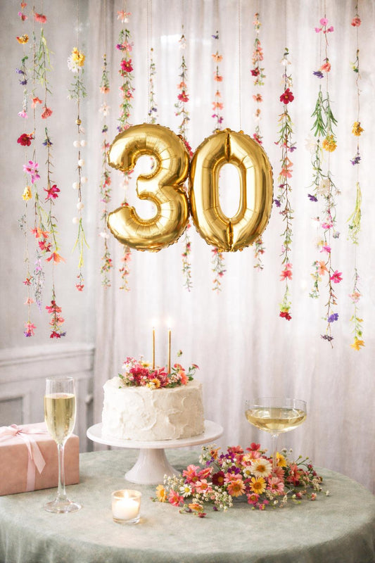 Birthday Flower Garlands