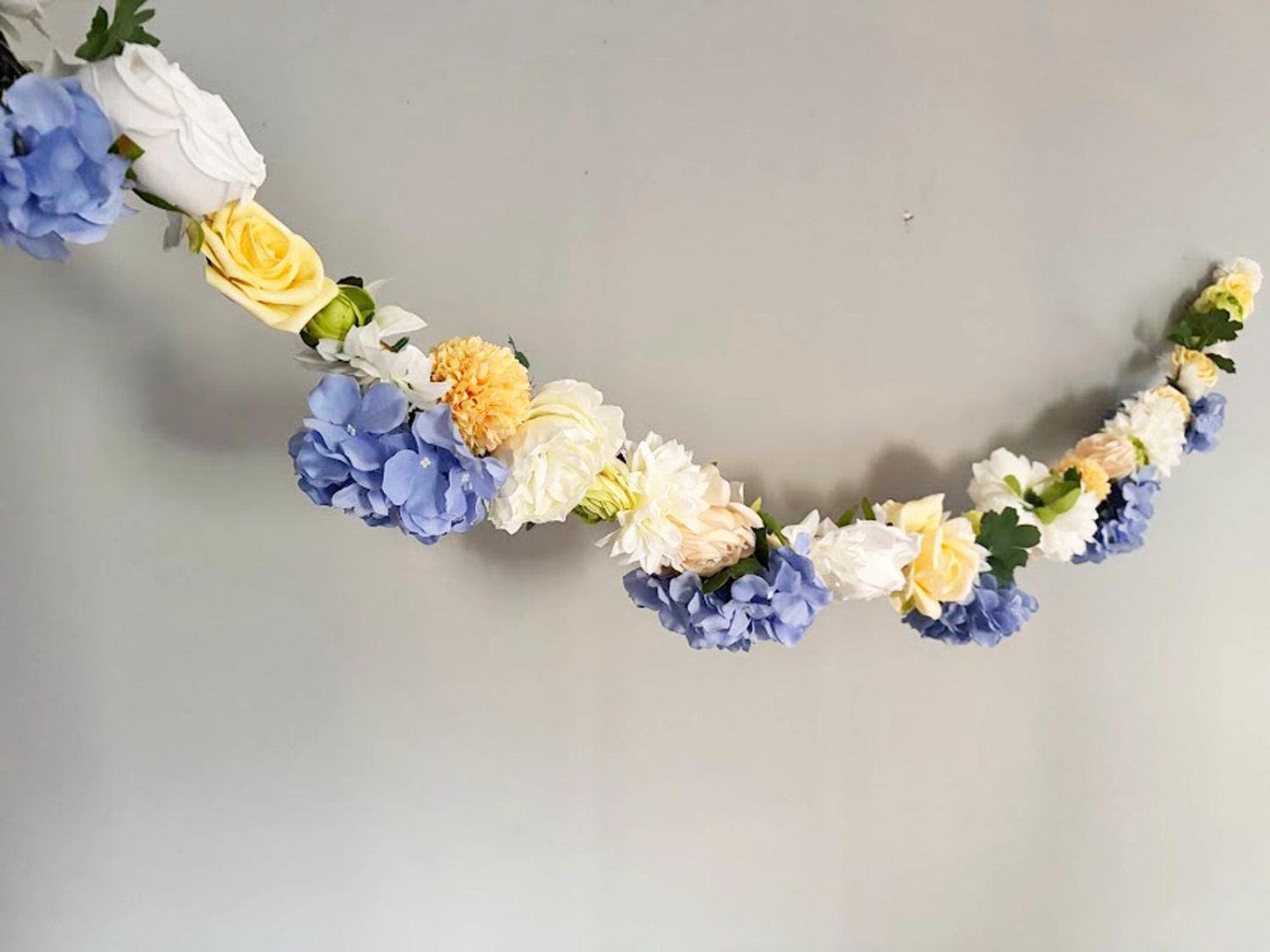 Blue Hydrangea Garland
