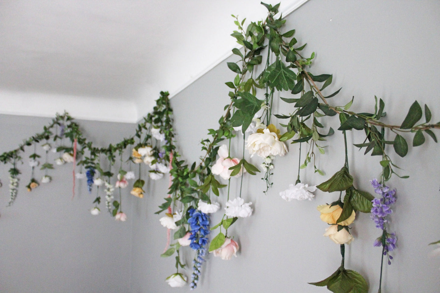 Garden Inspired Hanging Flower Garland