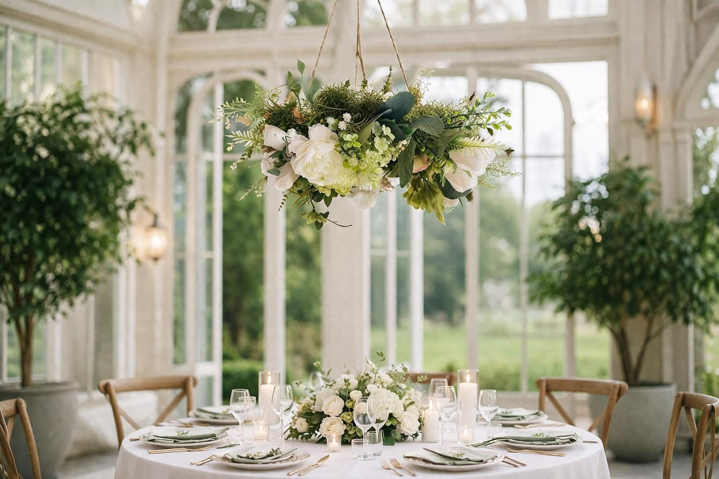 Wedding Floral Chandelier