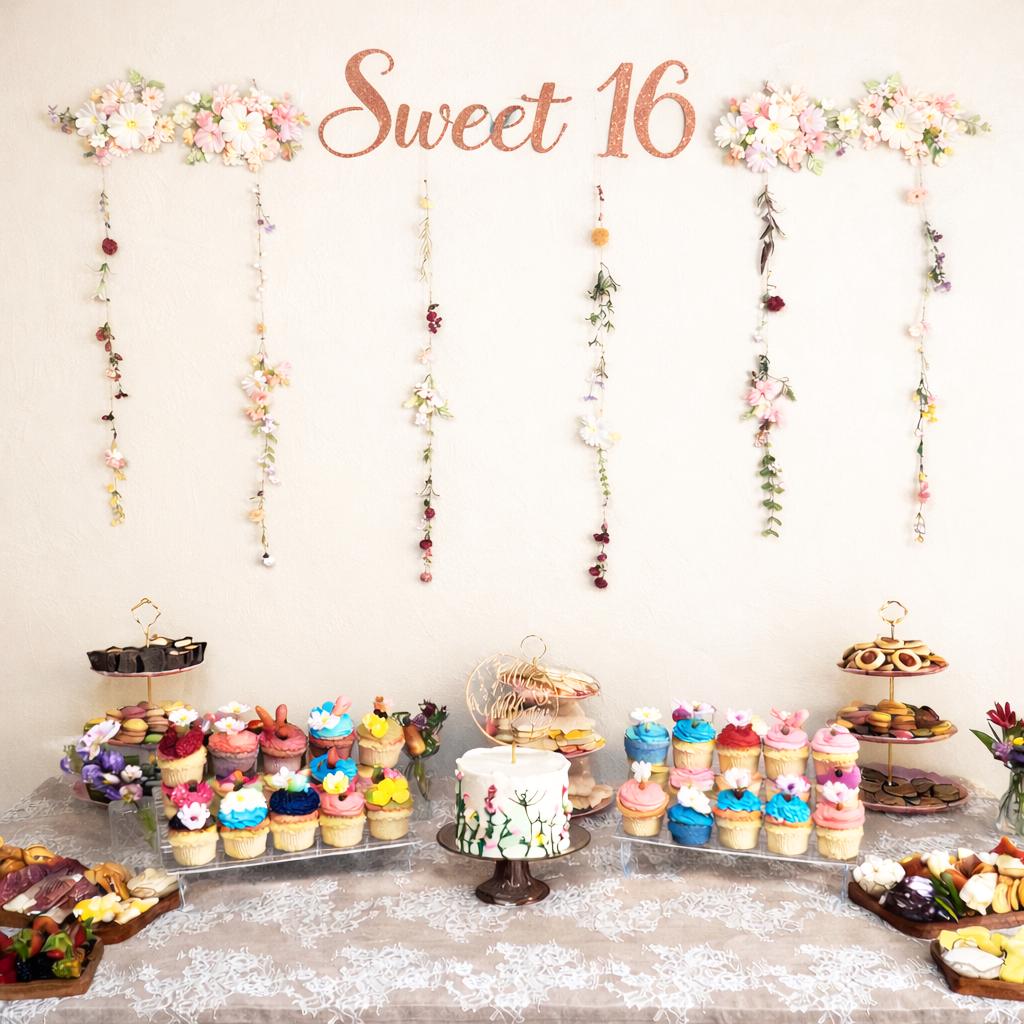 Delicate Wildflower Garland