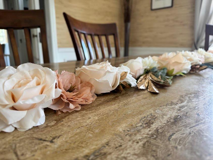 Floral Garland Centerpiece for Tablescapes