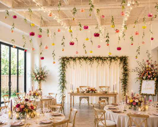 Elegant Floating Flower Garlands