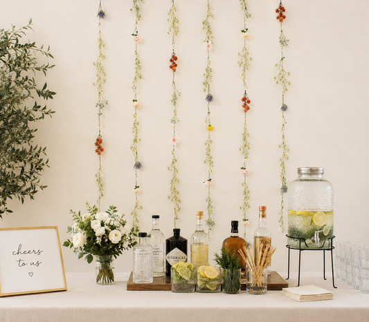 Neutral Floral Garland