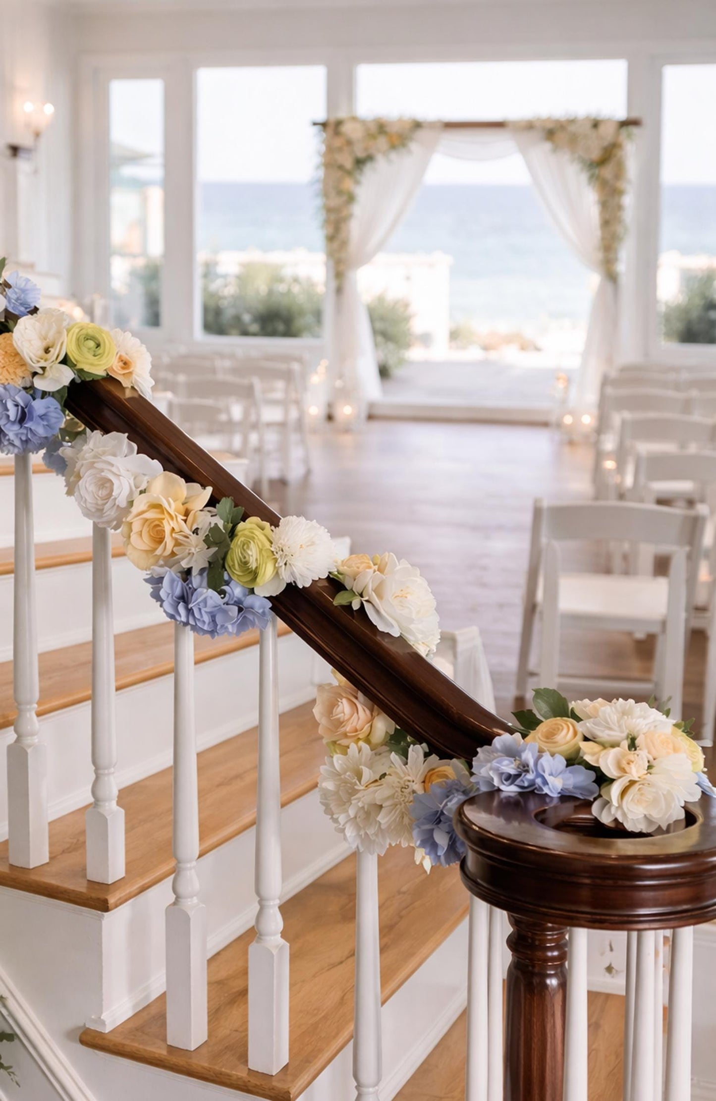 Blue Hydrangea Garland