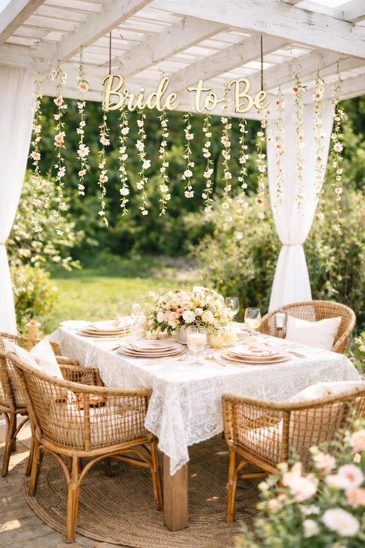 Romantic Dusty Pink Floral Garland