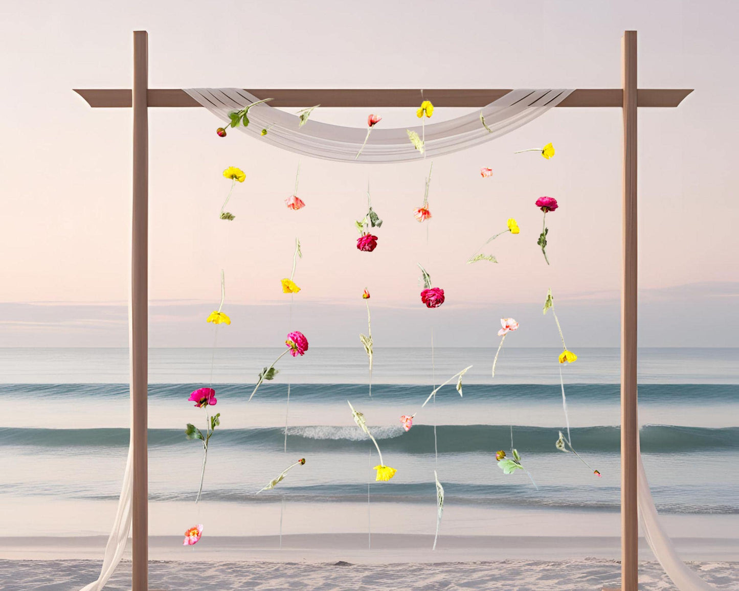 Elegant Floating Flower Garlands