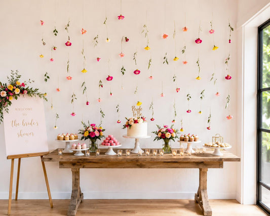 Bridal Shower Backdrop Decor
